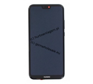 Huawei P20 Lite (ANE-AL00, Anne-L03) – Oryginalny front z wyświetlaczem i ekranem dotykowym czarny