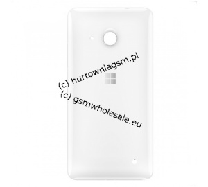 Microsoft Lumia 550 - Oryginalna klapka baterii biała (połysk)