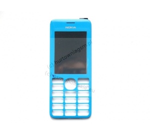 Nokia Asha 206 - Oryginalna obudowa przednia niebieska