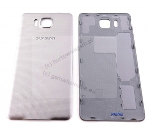Samsung SM-G850F Galaxy Alpha - Oryginalna klapka baterii srebrna