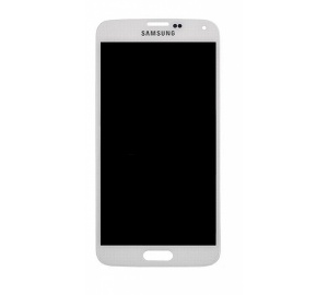 Samsung SM-G900F Galaxy S5/SM-G901F/SM-G900FD - Oryginalny front z wyświetlaczem i ekranem dotykowym biały