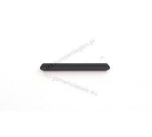 Sony D6633 Dual Xperia Z3 - Oryginalna zaślepka gniazda karty SIM czarna
