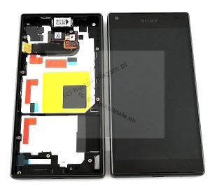 Sony Xperia E5803/E5823 Z5 Compact - Oryginalny front z wyświetlaczem i ekranem dotykowym czarny