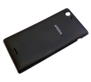 Sony Xperia J ST26i - Oryginalna klapka baterii czarna
