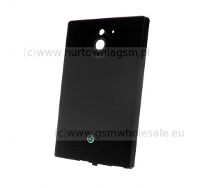 Sony Xperia Sola MT27i - Oryginalna klapka baterii czarna