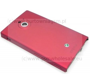 Sony Xperia Sola MT27i - Oryginalna klapka baterii czerwona