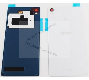 Sony Xperia Z3 Dual D6633 - Oryginalna klapka baterii biała
