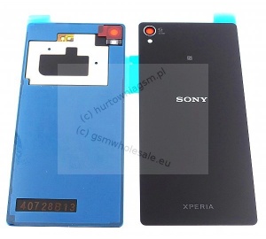 Sony Xperia Z3 Dual D6633 - Oryginalna klapka baterii czarna
