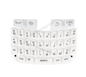 BlackBerry 9320 - Oryginalna klawiatura biała