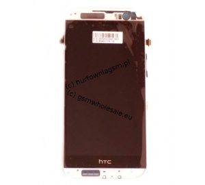 HTC One M8 - Oryginalny front z ekranem dotykowym i wyświetlaczem (biały)