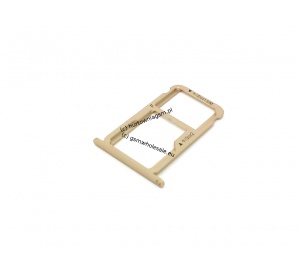 Huawei Honor 8 (FRD-L09,FRD-L19) - Oryginalna szufladka kart SIM I MicroSD złota