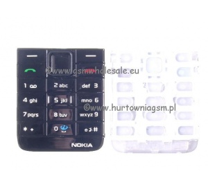 Nokia 3500c - Oryginalna klawiatura czarna ramka