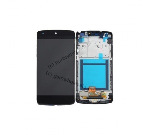 LG D821 Nexus 5 - Oryginalny front z wyświetlaczem i ekranem dotykowym biały