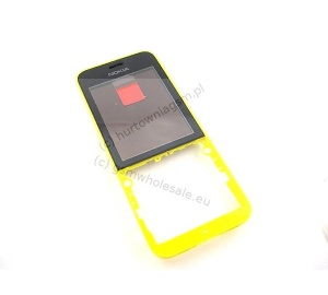 Nokia 220 - Oryginalna obudowa przednia żółta