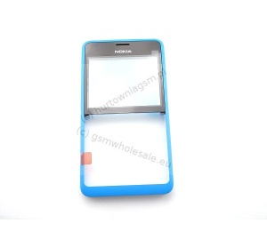 Nokia Asha 210 - Oryginalna obudowa przednia niebieska