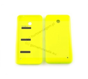 Nokia Lumia 630/635/636 - Oryginalna klapka baterii żółta (połysk)