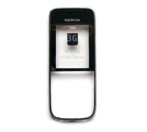Nokia 2730c - Oryginalna obudowa przednia Dark Chrome