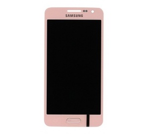 Samsung Galaxy A3 2017 SM-A320F - Oryginalny wyświetlacz z ekranem dotykowym różowy