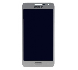 Samsung Galaxy A3 SM-A300 - Oryginalny wyświetlacz z ekranem dotykowym srebrny