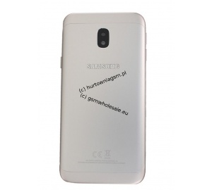 Samsung Galaxy J3 2017 SM-J330F - Oryginalna obudowa tylna (klapka baterii+korpus) złota