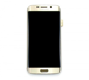 Samsung Galaxy S6 Edge SM-G925F - Oryginalny front z wyświetlaczem i ekranem dotykowym złoty