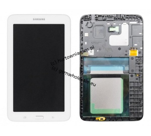 Samsung Galaxy Tab 3 7.0 Lite SM-T113 - Oryginalny front z wyświetlaczem i ekranem dotykowym biały