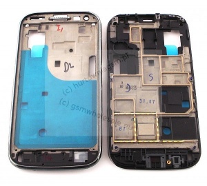 Samsung i8160 Galaxy Ace 2 - Oryginalna obudowa przednia czarna