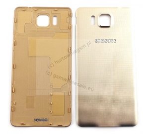Samsung SM-G850F Galaxy Alpha - Oryginalna klapka baterii złota