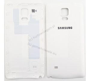 Samsung SM-N910F Galaxy Note 4 - Oryginalna klapka baterii biała