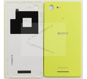 Sony D2202/D2203/D2206 Xperia E3 - Oryginalna klapka baterii limonkowa