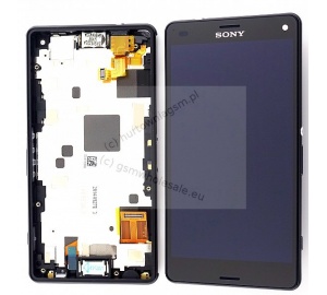 Sony D5803 Xperia Z3 Compact/D5833 - Oryginalny front z wyświetlaczem i ekranem dotykowym czarny