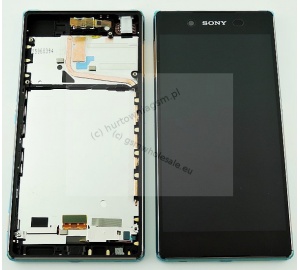 Sony E6553 Xperia Z3+ - Oryginalny front z wyświetlaczem i ekranem dotykowym miedziany