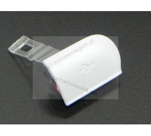 Sony Ericsson Xperia Active ST17i - Oryginalna zaślepka gniazda USB biała