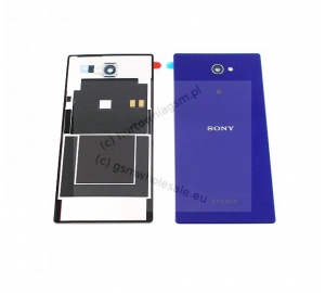 Sony Xperia M2 D2302/D2303/D2305/D2306 - Oryginalna klapka baterii fioletowa