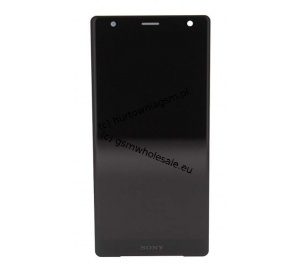 Sony Xperia XZ2 H8216/H8276//H8266/H8296 - Oryginalny front z ekranem dotykowym i wyświetlaczem czarny