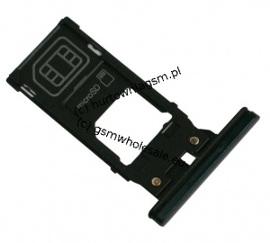 Sony Xperia XZ3 H8416 - Oryginalna szufladka kart SIM/SD zielona