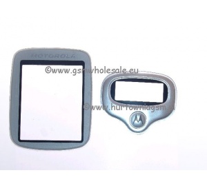 Motorola V600 - Oryginalna szybka (wew + zewn)
